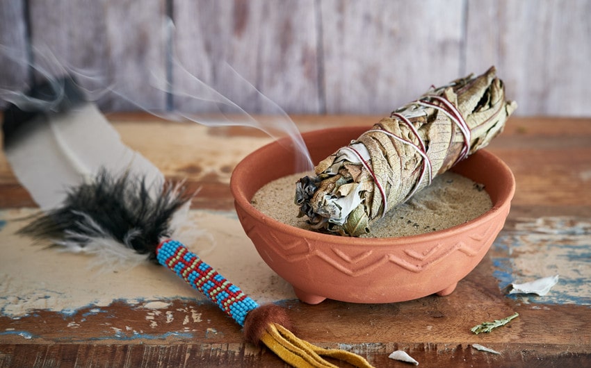 what to say when smudging yourself